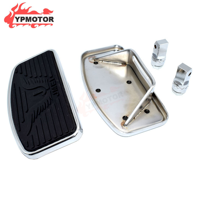 Zadná opierka na nohy, pedál, podlahová doska pre Honda Shadow VT750 Magna SUZUKI VL400 VL800 Yamaha Drag Star Virago VMAX1200