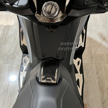 Мотоциклетна черна поставка за крака на педала 2017 2018 2019 2020 Колчета за крака Комплекти педали Стъпка за крака за KYMCO AK550 AK 550 ak550