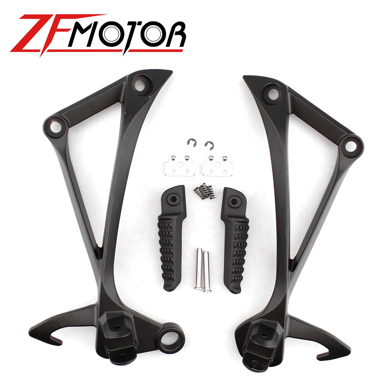 Držiak opierky nôh pre zadný spolujazdec na motocykel Kawasaki Ninja ZX10R ZX 10R 2011-2014 2013 2012 2015 2016 2017 2018