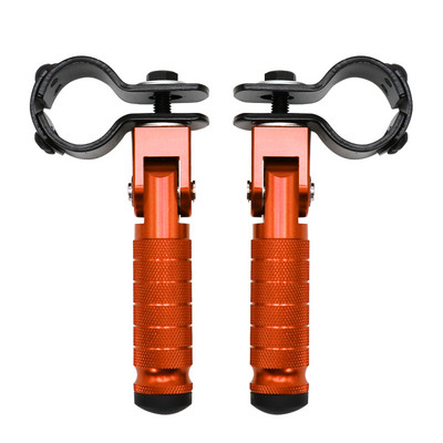 Univerzálne pedále ZS Racing 8 mm so skladacou opierkou na nohy pre motocykle, bicykle, elektrické vozidlá, mopedy, motokáry, skútre