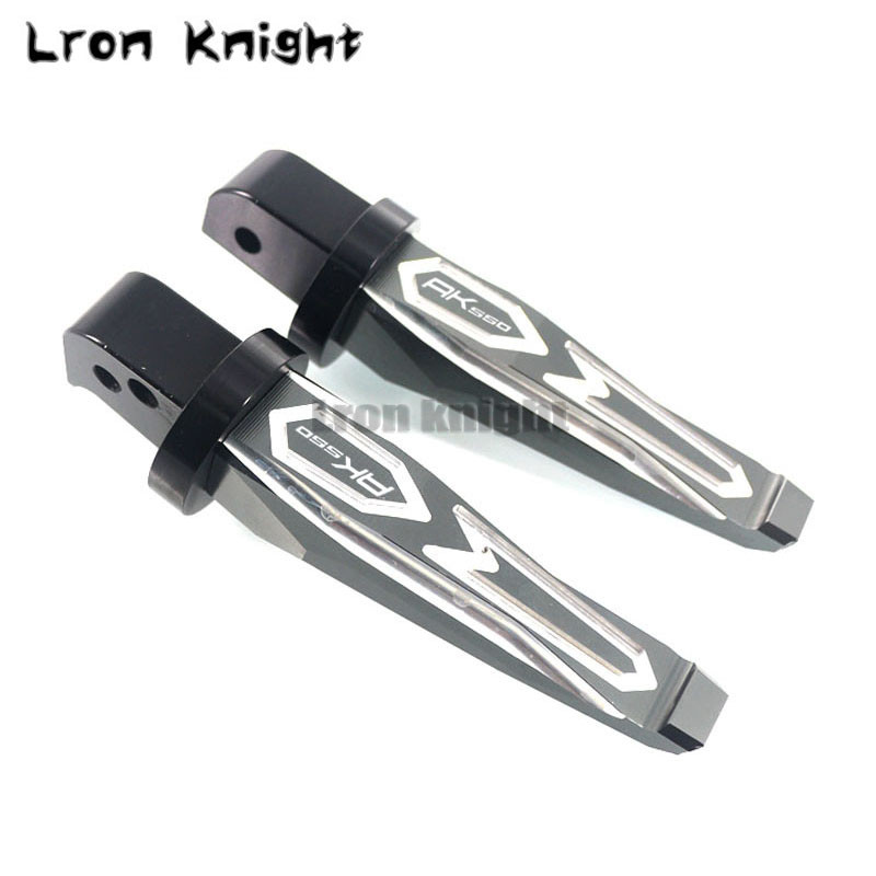 Pre skúter KYMCO AK550 AK 550 2017 2018 2019 2020 2021 2022 CNC opierky nôh pre spolujazdca, kolíky na opierky nôh, kolíky na zadné pedále.