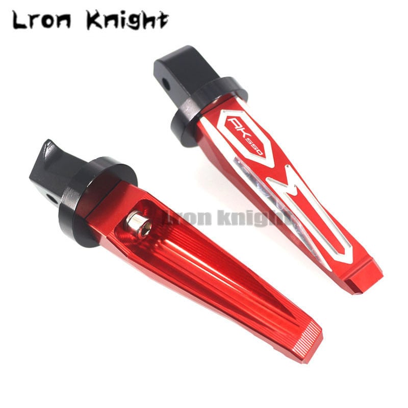 Pre skúter KYMCO AK550 AK 550 2017 2018 2019 2020 2021 2022 CNC opierky nôh pre spolujazdca, kolíky na opierky nôh, kolíky na zadné pedále.