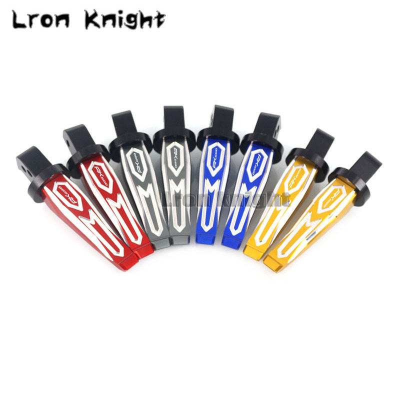 Pre skúter KYMCO AK550 AK 550 2017 2018 2019 2020 2021 2022 CNC opierky nôh pre spolujazdca, kolíky na opierky nôh, kolíky na zadné pedále.