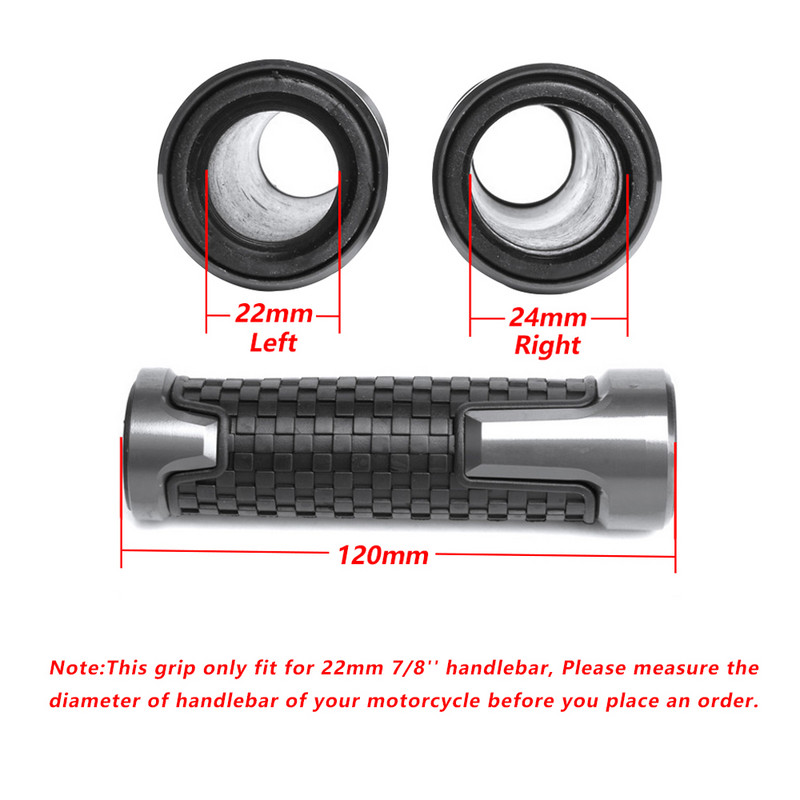 Hliníkové rukoväte na riadidlá Can-Am DS250 DS450 DS90 Outlander Renegade 1000 400 450 500 650 570 800 850, univerzálne, 22 mm 7/8"