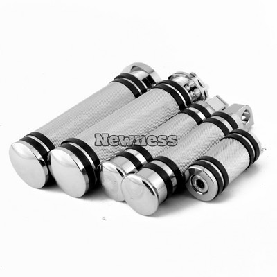 Riadidlá motocykla 1" Rukoväte, stupačky, radiace páky, klince pre Harley Sportster 883 Touring Dyna Softail Breakout Chopper