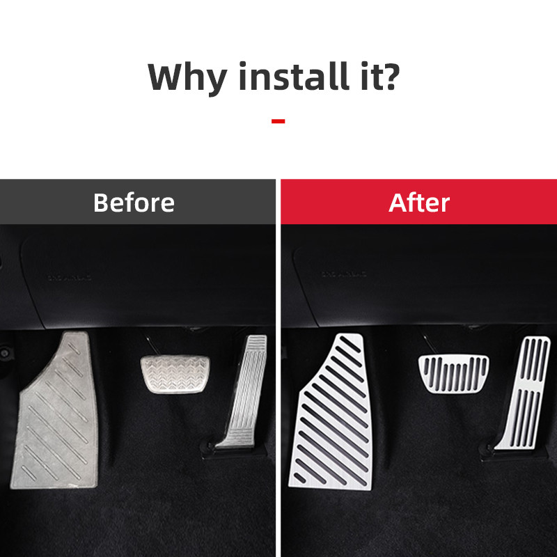 Pre Toyota Highlander XU70 2020-2022 2023 Hybridný hliníkový automobilový akcelerátor, plynový pedál, brzdové pedále, kryt bez vŕtania, podložka pod nohy