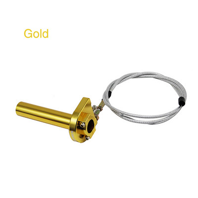 ZS Racing ZSDTRP 7/8" Mânere de răsucire a accelerației pentru motociclete 22 mm Mâner CNC din aluminiu cu accelerator de cablu Moped scooter