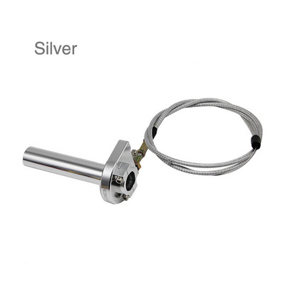 ZS Racing ZSDTRP 7/8" Mânere de răsucire a accelerației pentru motociclete 22 mm Mâner CNC din aluminiu cu accelerator de cablu Moped scooter