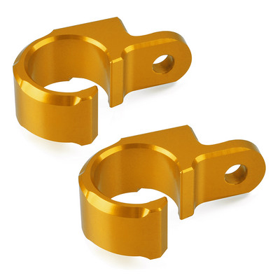 Držiak hadice zadnej brzdovej hadice s CNC objímkou pre motokrosový Dirt Pit Bike s nástavcom pre Honda CRF250 CRF 250 LM 2012 2013 2014 2015 CRF250M CRF250L