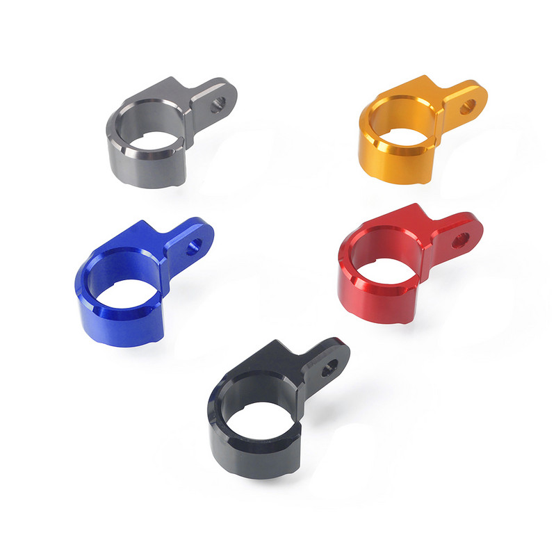 Držiak hadice zadnej brzdovej hadice s CNC objímkou pre motokrosový Dirt Pit Bike s nástavcom pre Honda CRF250 CRF 250 LM 2012 2013 2014 2015 CRF250M CRF250L