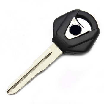 Το κλειδί μπορεί να φορτωθεί με μάρκες 1 κενά κλειδιά μοτοσικλέτας κομμένη λεπίδα για YAMAHA R125 R15 R25 R3 MT-03 MT-25