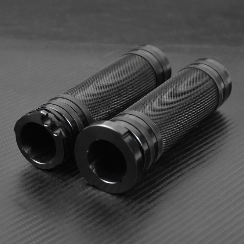 Mânere CNC 1"25mm pentru motocicletă Ghidon negru din aluminiu pentru Harley Touring Road King Softail Dyna Fatboy Sportster XL 883 1200