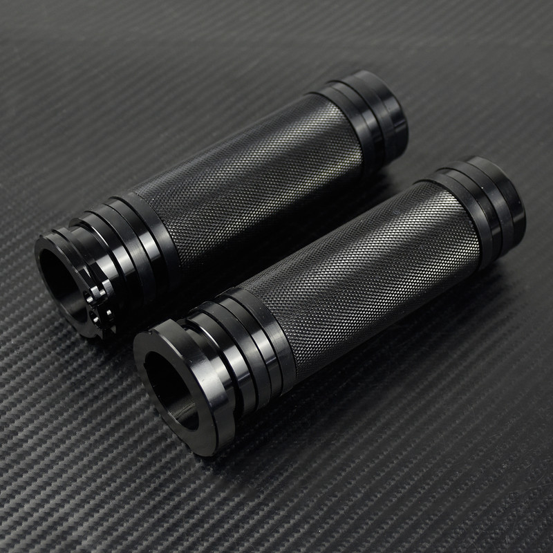 Mânere CNC 1"25mm pentru motocicletă Ghidon negru din aluminiu pentru Harley Touring Road King Softail Dyna Fatboy Sportster XL 883 1200