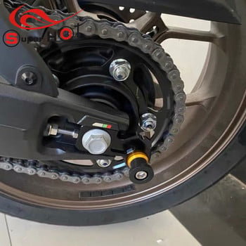 Για Honda CB650R CBR650R CB650F CBR650F CB CBR 650R 650F Αξεσουάρ Ρύθμιση αλυσίδας Μπλοκ πλαισίου ψιλοβραχίονα καρούλια ολισθητήρες