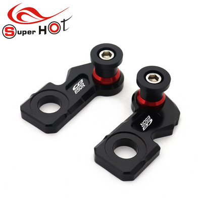 Honda CB650R CBR650R CB650F CBR650F CB CBR 650R 650F típushoz Tartozékok Láncbeállító blokk Keret lengőkar Orsók csúszkák