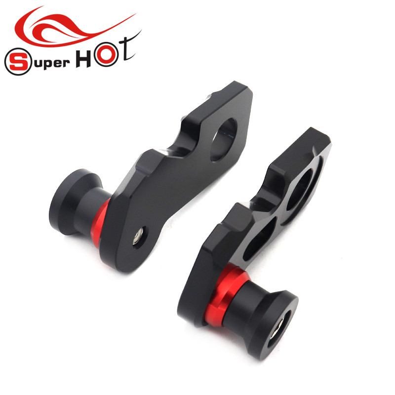 Honda CB650R CBR650R CB650F CBR650F CB CBR 650R 650F típushoz Tartozékok Láncbeállító blokk Keret lengőkar Orsók csúszkák