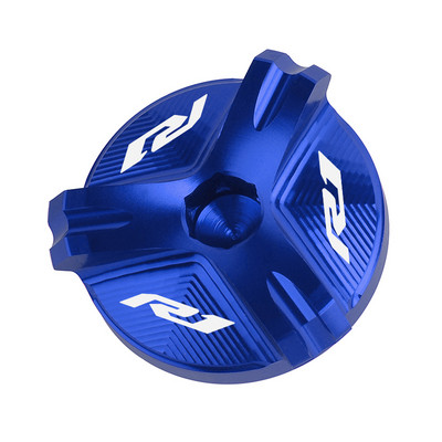 Paredzēts Yamaha R1 YZFR1 YZF R1 M 1998-2020 2004 2005 2006 Motociklu piederumi CNC alumīnija dzinēja eļļas iepildīšanas vāciņa aizbāžņa vāciņš