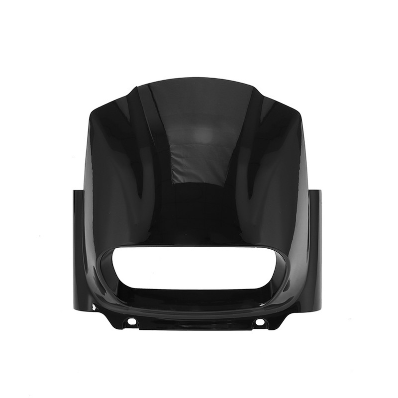 Motorkerékpár lámpa fekete ABS fényszóró első burkolat, fényszóró fedelének burkolata Harley M8 Softail Fat Bob FXFB FXFBS 2018-2022 2021-hez