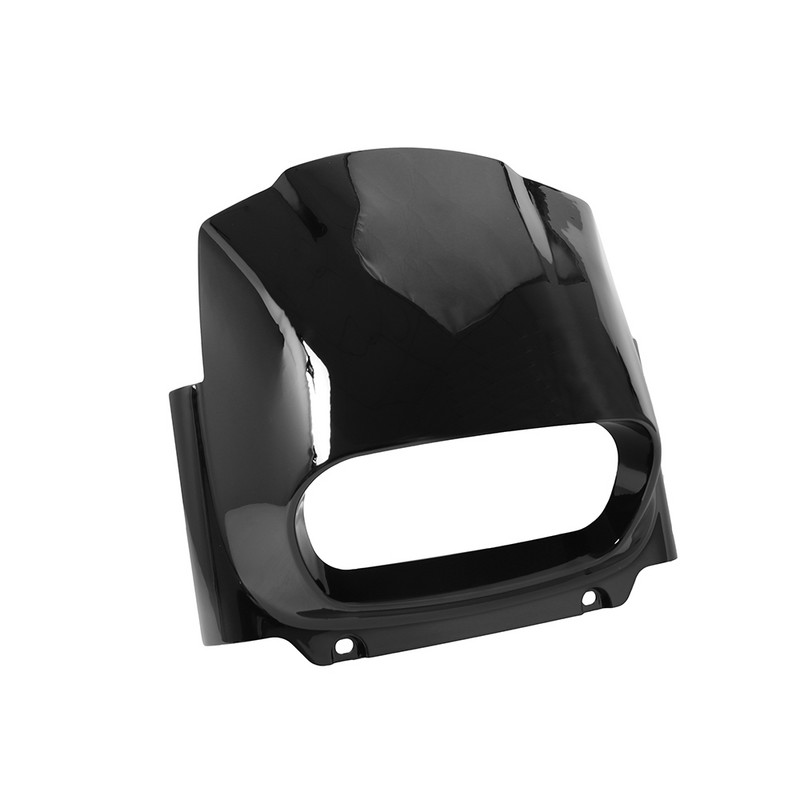 Motorkerékpár lámpa fekete ABS fényszóró első burkolat, fényszóró fedelének burkolata Harley M8 Softail Fat Bob FXFB FXFBS 2018-2022 2021-hez