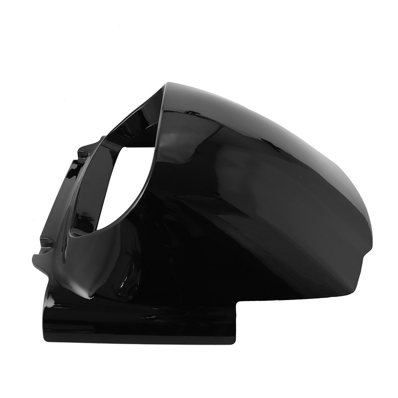 Motorkerékpár lámpa fekete ABS fényszóró első burkolat, fényszóró fedelének burkolata Harley M8 Softail Fat Bob FXFB FXFBS 2018-2022 2021-hez