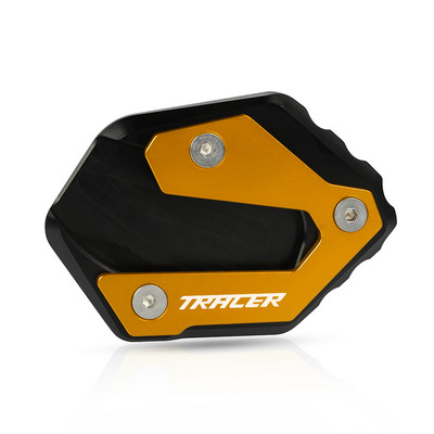 Motorkerékpár CNC oldalsó állvány nagyító kitámasztó nagyító lemez alátét YAMAHA TRACER900 TRACER 900 GT-hez 2014-2021 2020 2019 2018 2017