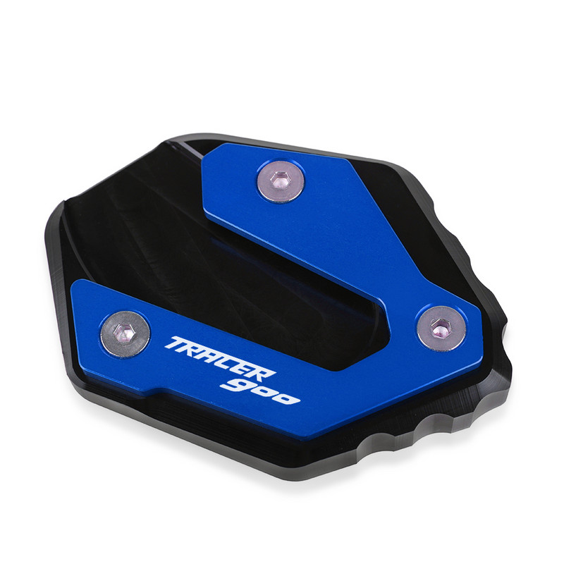 Motorkerékpár CNC oldalsó állvány nagyító kitámasztó nagyító lemez alátét YAMAHA TRACER900 TRACER 900 GT-hez 2014-2021 2020 2019 2018 2017