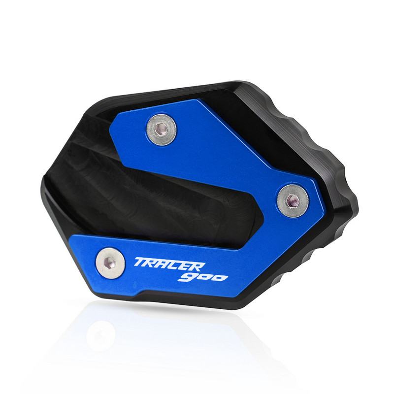 Motorkerékpár CNC oldalsó állvány nagyító kitámasztó nagyító lemez alátét YAMAHA TRACER900 TRACER 900 GT-hez 2014-2021 2020 2019 2018 2017