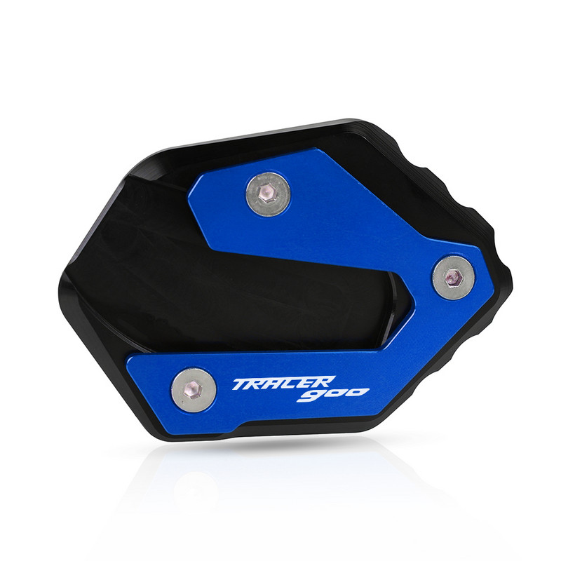 Motorkerékpár CNC oldalsó állvány nagyító kitámasztó nagyító lemez alátét YAMAHA TRACER900 TRACER 900 GT-hez 2014-2021 2020 2019 2018 2017