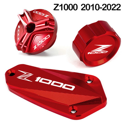 Pre KAWASAKI Z1000 /R 2011-2019 2020 2021 Príslušenstvo pre motocykle Predná zadná brzdová kvapalina Kryt hlavnej nádržky a uzáver plniaceho hrdla oleja