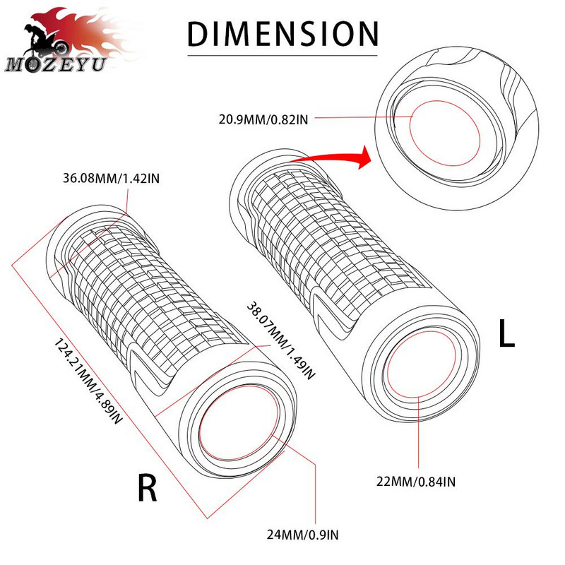 Pentru Suzuki AN200 AN250 AN400 AN650 Burgman AN 125 250 400 650 Accesorii pentru motociclete Mânere pentru ghidon Capete pentru bară
