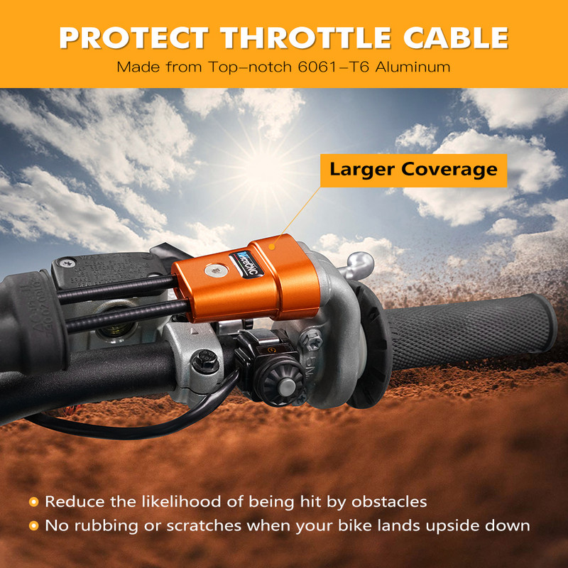 Ochranný kryt lanka plynu NICECNC pre KTM EXC EXCF XC XCF XCW SX SXF TPi 6D 125 200 250 300 350 450 500 2017-2022