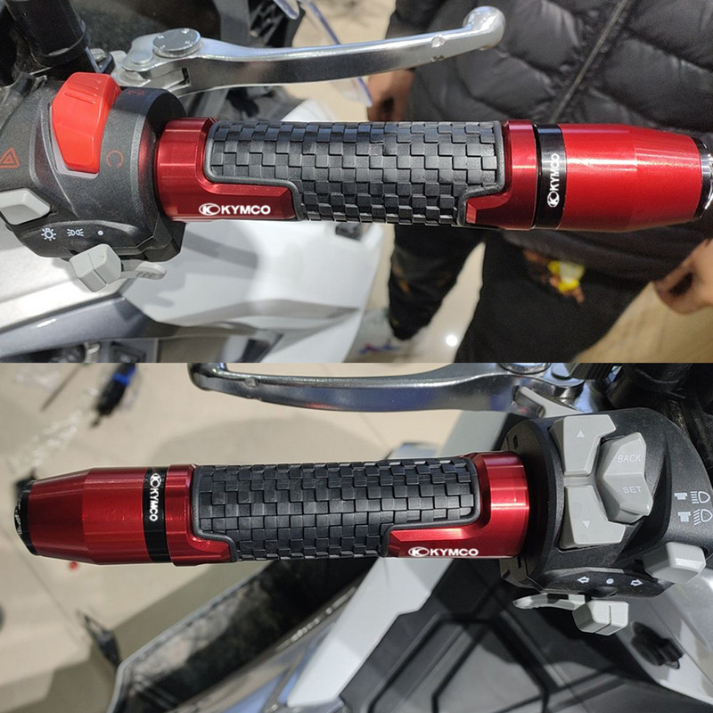 Най-новите ръкохватки на кормилото за мотоциклети Щепсел за краища на дръжката за KYMCO Downtown 125 200 250 300/i 350i k-xct 300 Xciting 250 300 400/i