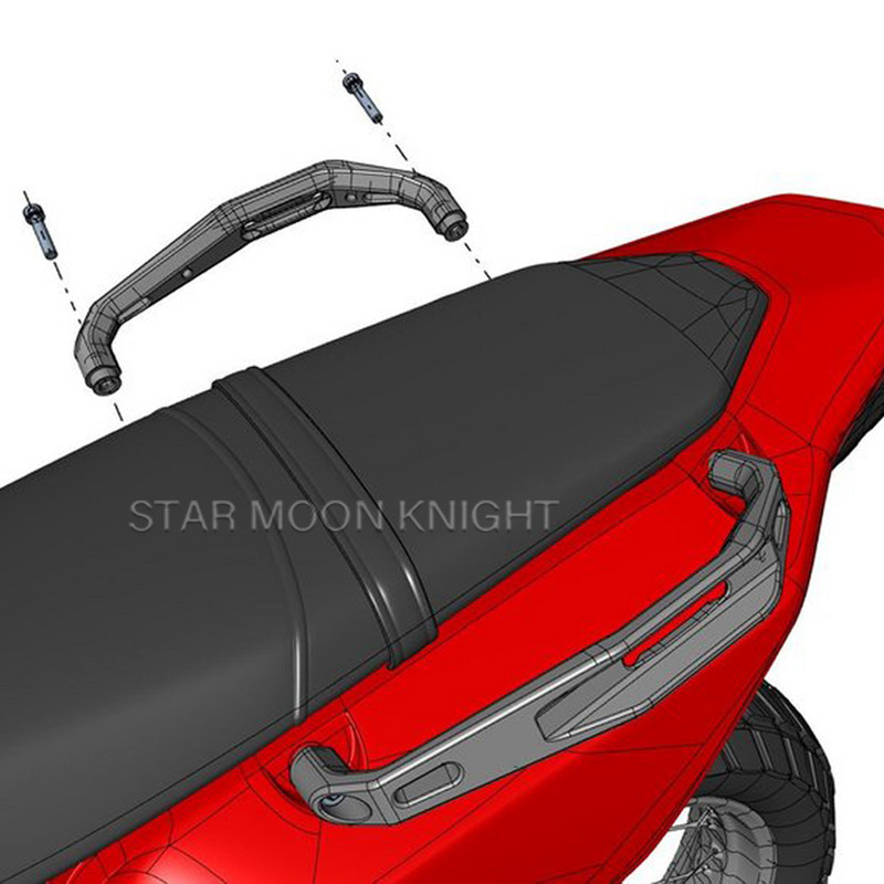 YAMAHA TENERE 700 uutele mootorrattatarvikutele, tagumine sõitja käepide, haaratsliiba siini käetugi Tenere700 XTZ 7 T7 2019 2020 2021