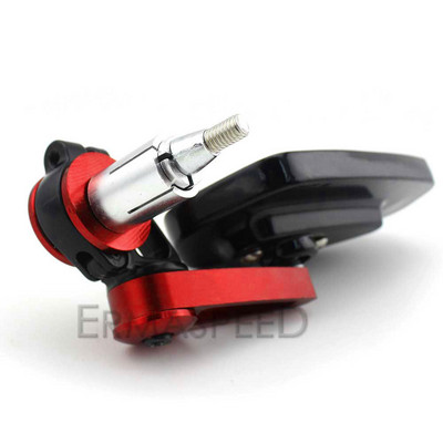 7/8" 22 mm CNC mootorratta tahavaatepeeglid universaalsed sinisest klaasist tõukeratta ots Juhtraua peegel tahavaatepeegli tarvikud