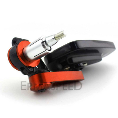 7/8" 22 mm CNC mootorratta tahavaatepeeglid universaalsed sinisest klaasist tõukeratta ots Juhtraua peegel tahavaatepeegli tarvikud