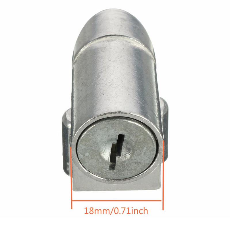 Vodotesný spínač zapaľovania, bezpečnostný balík batérie, zámok + 2 kľúče pre motocykel, elektrický bicykel, skúter, elektrický bicykel, zabezpečenie proti krádeži