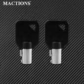 Kľúče od motocykla s nerezanou čiernou čepeľou, prázdny kľúč pre Harley Touring FLHR Road King XL XLH XR 883 1000 1200 Sportster modely