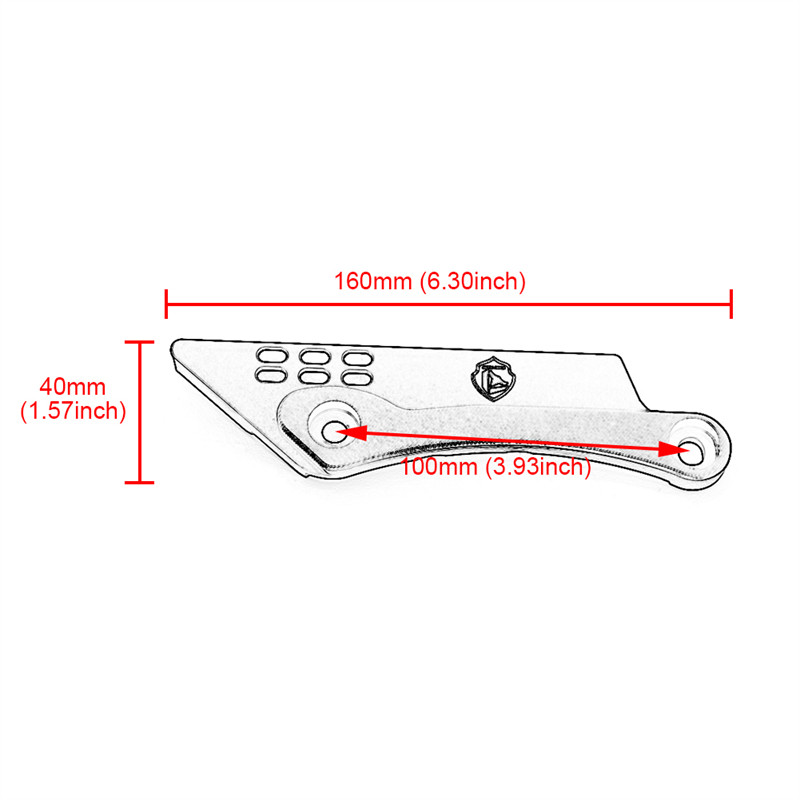 Motorkerékpár alumínium lengőkarvédő védőburkolat 125-500 EXC EXC-F XCW XCF-W SX SXF XC XC-F TPI 6D Six Days 2012-2021