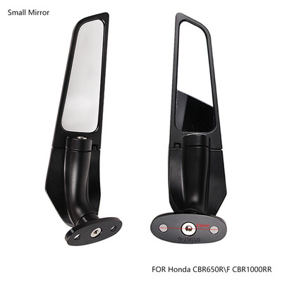 Oglindă pentru motociclete Aripă de vânt modificată Oglindă retrovizoare rotativă reglabilă Accesorii pentru moto pentru YAMAHA YZF R1 R3 R125 R25 R15
