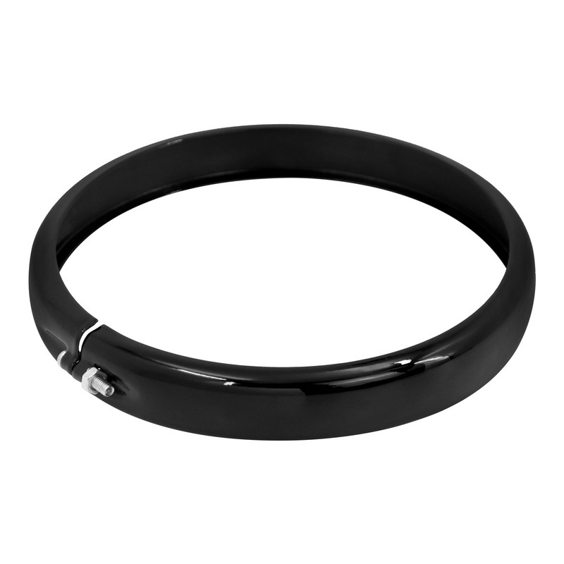 Čierny 5,75-palcový ozdobný krúžok svetlometu pre motocykle Harley Sportster Iron XL 883 1200 Dyna Softail Street Bob FXBB FXST