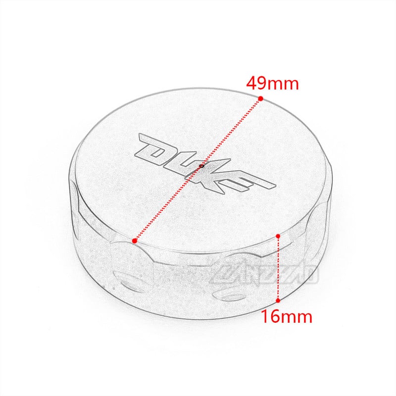 Kryt nádržky na brzdovú kvapalinu pre motocykel Duke, zadný uzáver olejovej nádobky, CNC hliníkové príslušenstvo pre KTM Duke 125 200 390 2013+