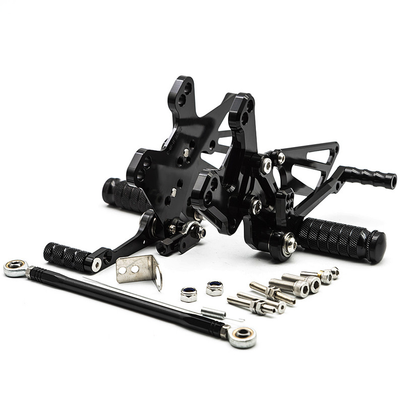 Pre Kawasaki ZX10R ZX 10R 2011-2022 2016 2017 2018 2019 CNC nastaviteľné opierky nôh, stupačky, zadné sety, opierka nôh pre jazdca.