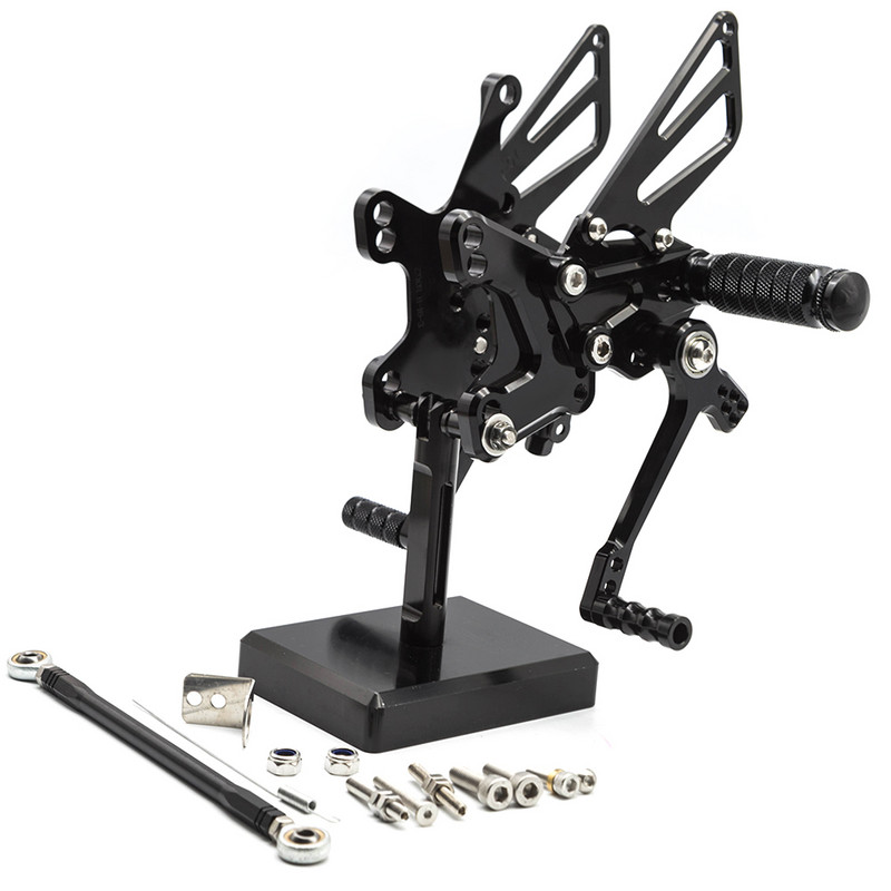 Pre Kawasaki ZX10R ZX 10R 2011-2022 2016 2017 2018 2019 CNC nastaviteľné opierky nôh, stupačky, zadné sety, opierka nôh pre jazdca.