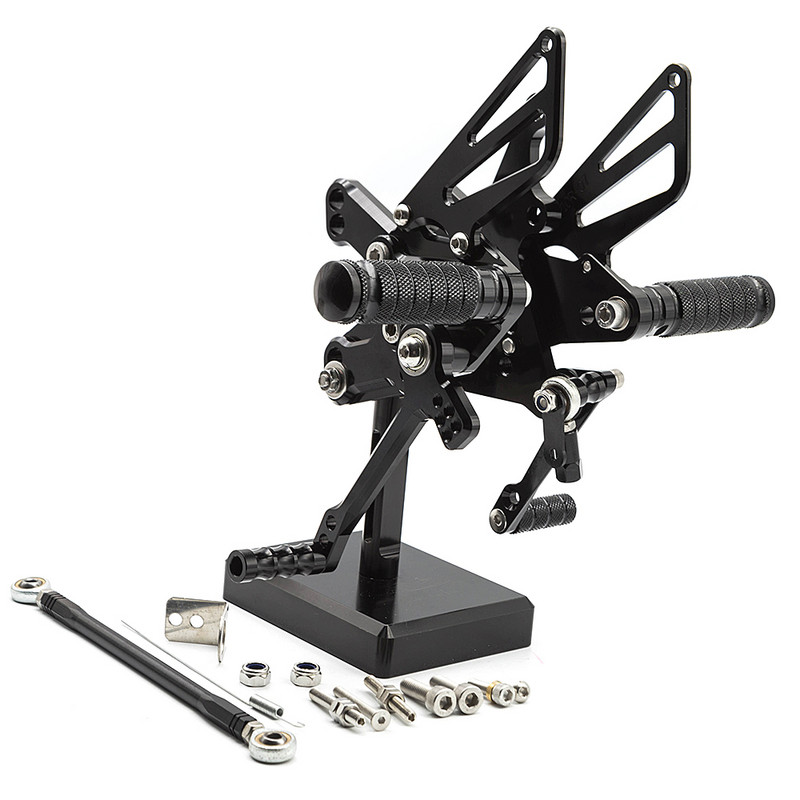 Pre Kawasaki ZX10R ZX 10R 2011-2022 2016 2017 2018 2019 CNC nastaviteľné opierky nôh, stupačky, zadné sety, opierka nôh pre jazdca.