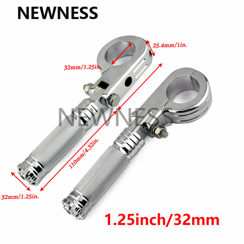 Motociklo universalus 38mm/ 32mm Highway Crash Bar Pėdų kaiščiai Kojų atramos pedalai Kojų atramos Honda Harley KAWASAKI YAMAHA Suzuki