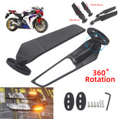 Pentru Honda CBR650R F CBR1000RR CBR600RR CBR 250R 300R 400RR 500R Oglinda motociclete Oglinda retrovizoare rotativă cu aripă de vânt modificată