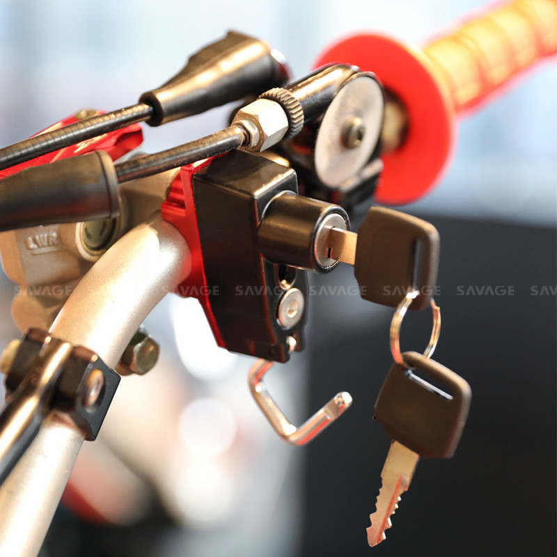 Sisakzárak SUZUKI DRZ 400 SM/S/E 250 125 DR 650 350 250 200 S/SE DRZ400S motorkerékpár-tartozékok Kormánybilincs lopásgátló