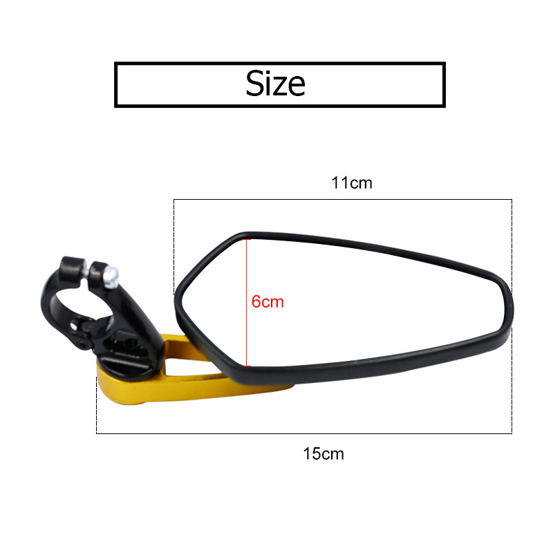 Oglinzi retrovizoare universale pentru motociclete 7/8" 22mm Oglinzi retrovizoare laterale pentru ghidon pentru motociclete Oglinzi retrovizoare laterale din aluminiu pentru motociclete