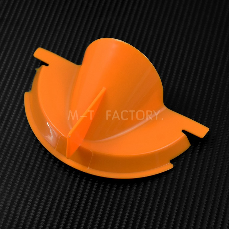 Motorkerékpár olajszűrő tölcsér burkolata forgattyúház kitöltése elsődleges tölcsérház narancssárga készlet a Harley Sportster XL Touring Dyna Glide számára