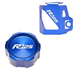 Pre motocykel YAMAHA YZFR125 YZF R125 2014-2022 CNC zadná nádržka na brzdovú kvapalinu, kryt valca a ochranný kryt